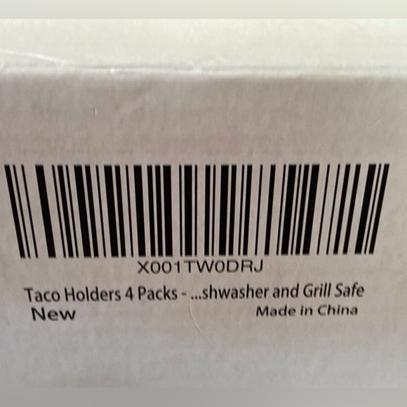 Arthome Taco holders 4 pack in stainless steel, NWT in box - Picture 4 of 4